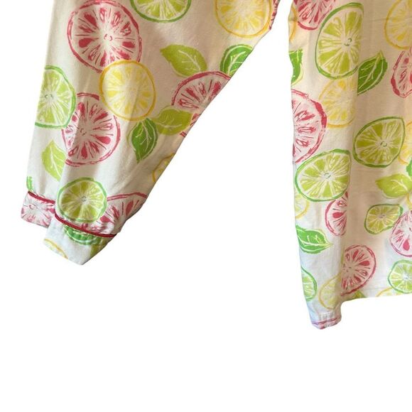 Victoria’s Secret top and pant pajama set with limes citrus fruit print - Picture 6 of 15